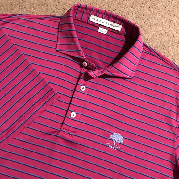 Holderness & Bourne Shirts Mens Holderness Bourne Short Sleeve Polo